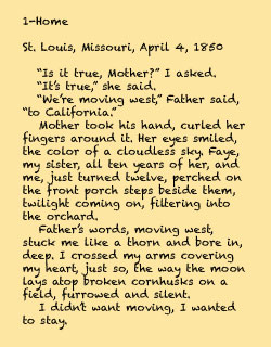 Prairie Journey page one image